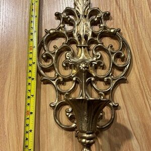 Ornate Gold Wall Sconce